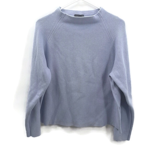 Eileen Fisher Sweaters - Eileen Fisher Periwinkle Organic Cotton Silk Sweater